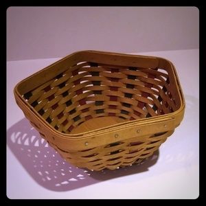 Longaberger Basket Hand Woven in USA 6 × 3.5